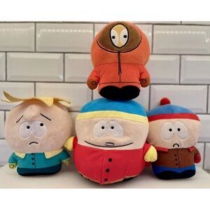 South Park Plush 7in X 5in. Kenny Cartman Butters Stan